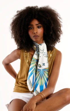 Foulard MediumComete Blanc