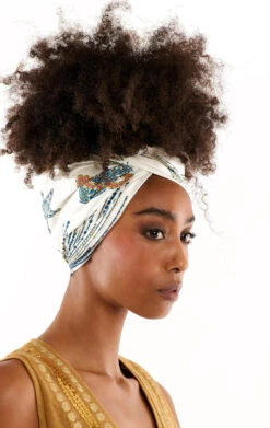 Foulard MediumComete Blanc -WeirdFish Clothing Shop comete 23