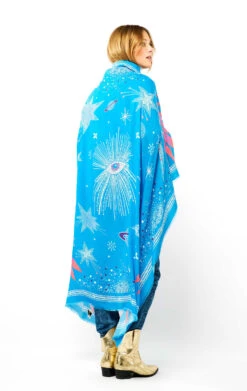 FoulardComete Bleu -WeirdFish Clothing Shop comete 28