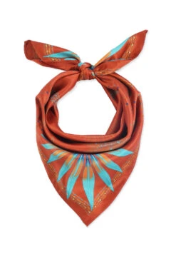 Mini FoulardComete Rust -WeirdFish Clothing Shop comete 37