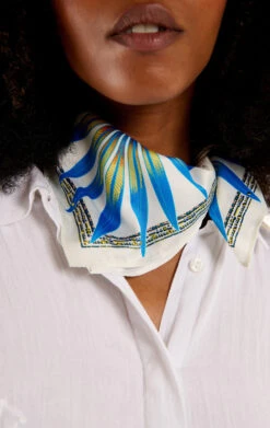 Mini FoulardComete Blanc