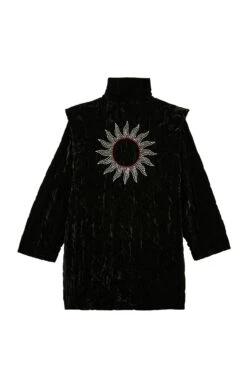 ManteauCoumba Noir -WeirdFish Clothing Shop coumba 6