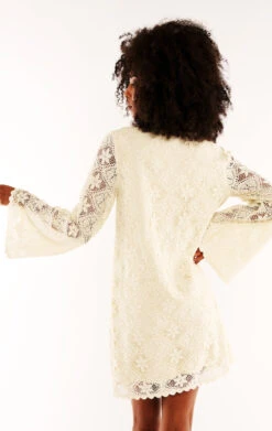 RobeDeborah Blanc -WeirdFish Clothing Shop deborah 14