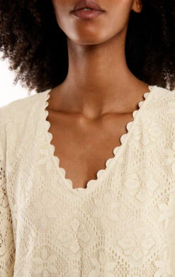 RobeDeborah Blanc -WeirdFish Clothing Shop deborah 15