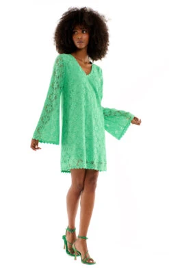 RobeDeborah Vert -WeirdFish Clothing Shop deborah 2