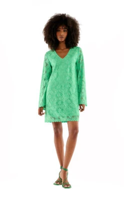 RobeDeborah Vert -WeirdFish Clothing Shop deborah 3