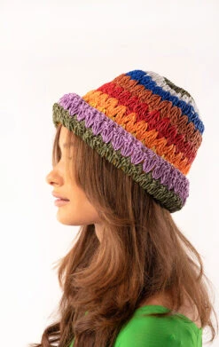 ChapeauEnjoy Multicolore -WeirdFish Clothing Shop enjoy 2