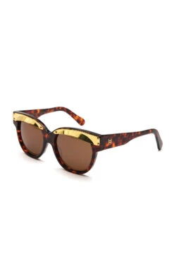 Lunettes De SoleilEvita Havana Marron -WeirdFish Clothing Shop evita havana 4