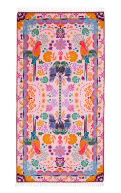 Serviette De PlageFouta Babouchka Rose