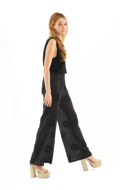 PantalonGabin Noir -WeirdFish Clothing Shop gabin 2