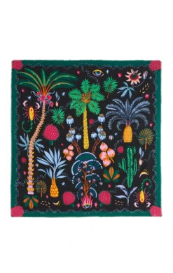 FoulardHerborium Noir