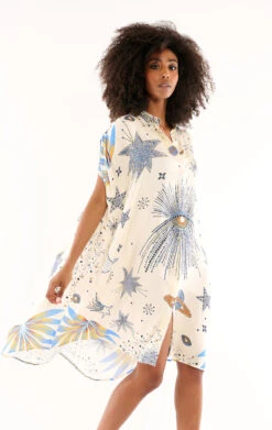 RobeJeanne Blanc -WeirdFish Clothing Shop jeanne 7