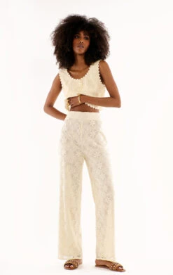 PantalonKayle Blanc -WeirdFish Clothing Shop kayle 11