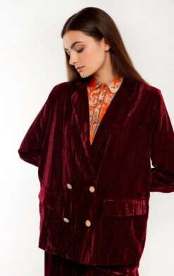 VesteKim Bordeaux -WeirdFish Clothing Shop kim 12