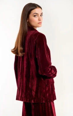 VesteKim Bordeaux -WeirdFish Clothing Shop kim 13