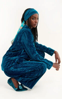 VesteKim Bleu -WeirdFish Clothing Shop kim 17