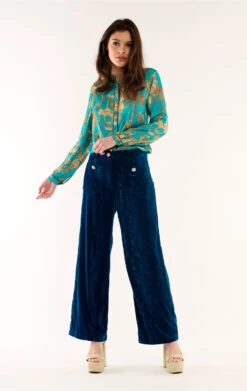 PantalonKoffi Bleu -WeirdFish Clothing Shop koffi 2