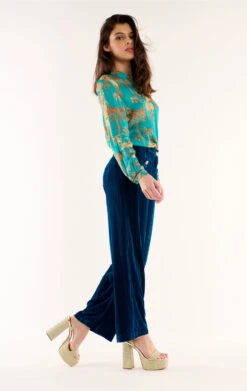 PantalonKoffi Bleu -WeirdFish Clothing Shop koffi 3