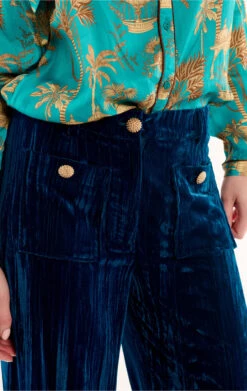 PantalonKoffi Bleu -WeirdFish Clothing Shop koffi 5