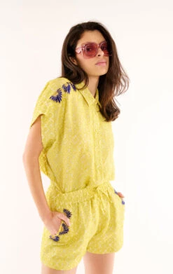 ChemiseLionel Jaune -WeirdFish Clothing Shop lionel 2