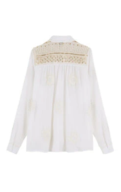 ChemiseLydie Blanc -WeirdFish Clothing Shop lydie 12