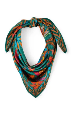 Foulard MediumMagic India Vert -WeirdFish Clothing Shop magic india 14