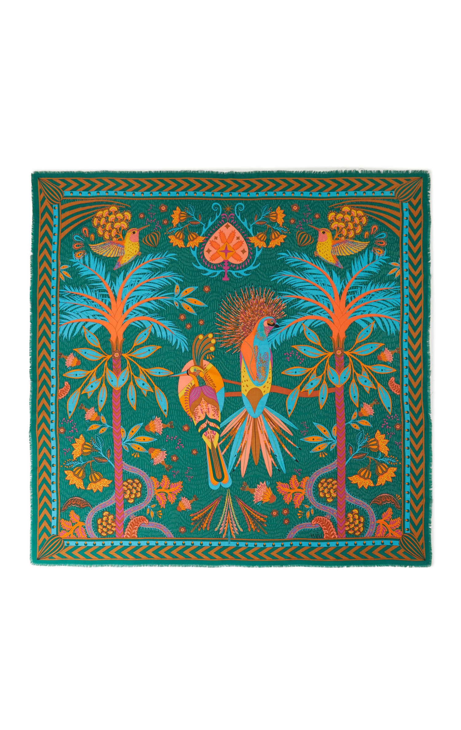 FoulardMagic India Vert 1 FoulardMagic India Vert