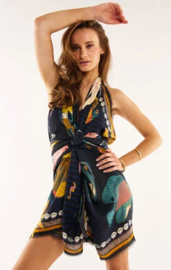 FoulardOcean Drive Noir -WeirdFish Clothing Shop ocean drive 5