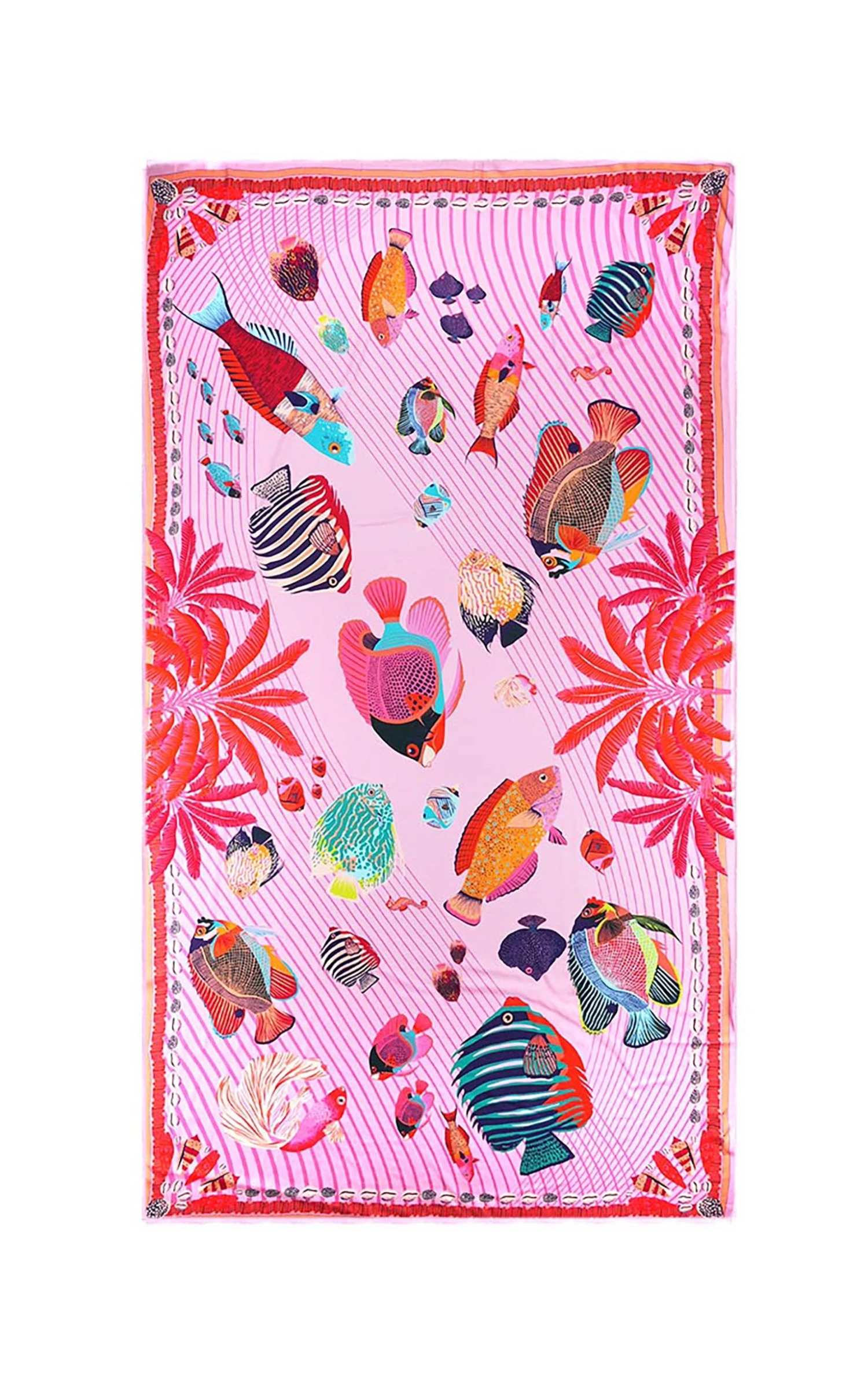 FoulardOcean Drive Rose 1 FoulardOcean Drive Rose