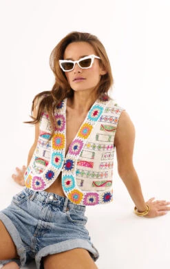 BoléroPaulin Multicolore -WeirdFish Clothing Shop paulin 2