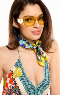 Mini FoulardSicily Bleu -WeirdFish Clothing Shop sicily 16