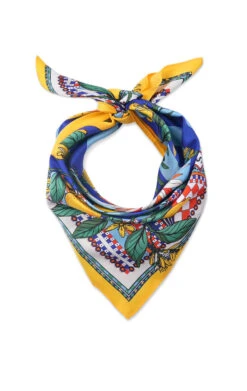 Mini FoulardSicily Bleu -WeirdFish Clothing Shop sicily 18