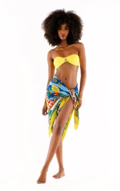 FoulardSicily Bleu -WeirdFish Clothing Shop sicily 3