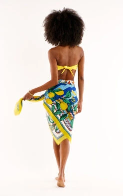 FoulardSicily Bleu -WeirdFish Clothing Shop sicily 4