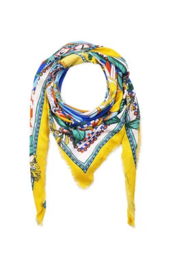 FoulardSicily Bleu -WeirdFish Clothing Shop sicily 5