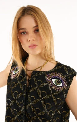 GiletSimeon Noir -WeirdFish Clothing Shop simeon 3