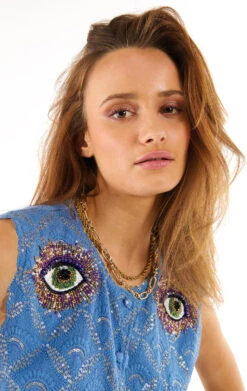 GiletSimeon Bleu -WeirdFish Clothing Shop simeon 8