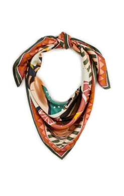 Foulard MediumSimone Kaki -WeirdFish Clothing Shop simone 8