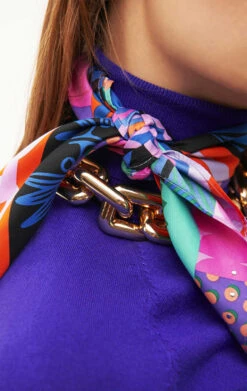 Mini FoulardStripes Bleu -WeirdFish Clothing Shop stripes 2