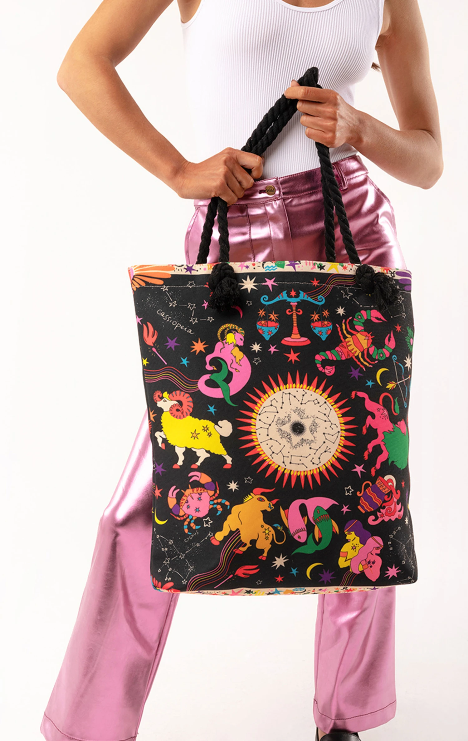 Sac CabasThais Noir 2 Sac CabasThais Noir - Image 2