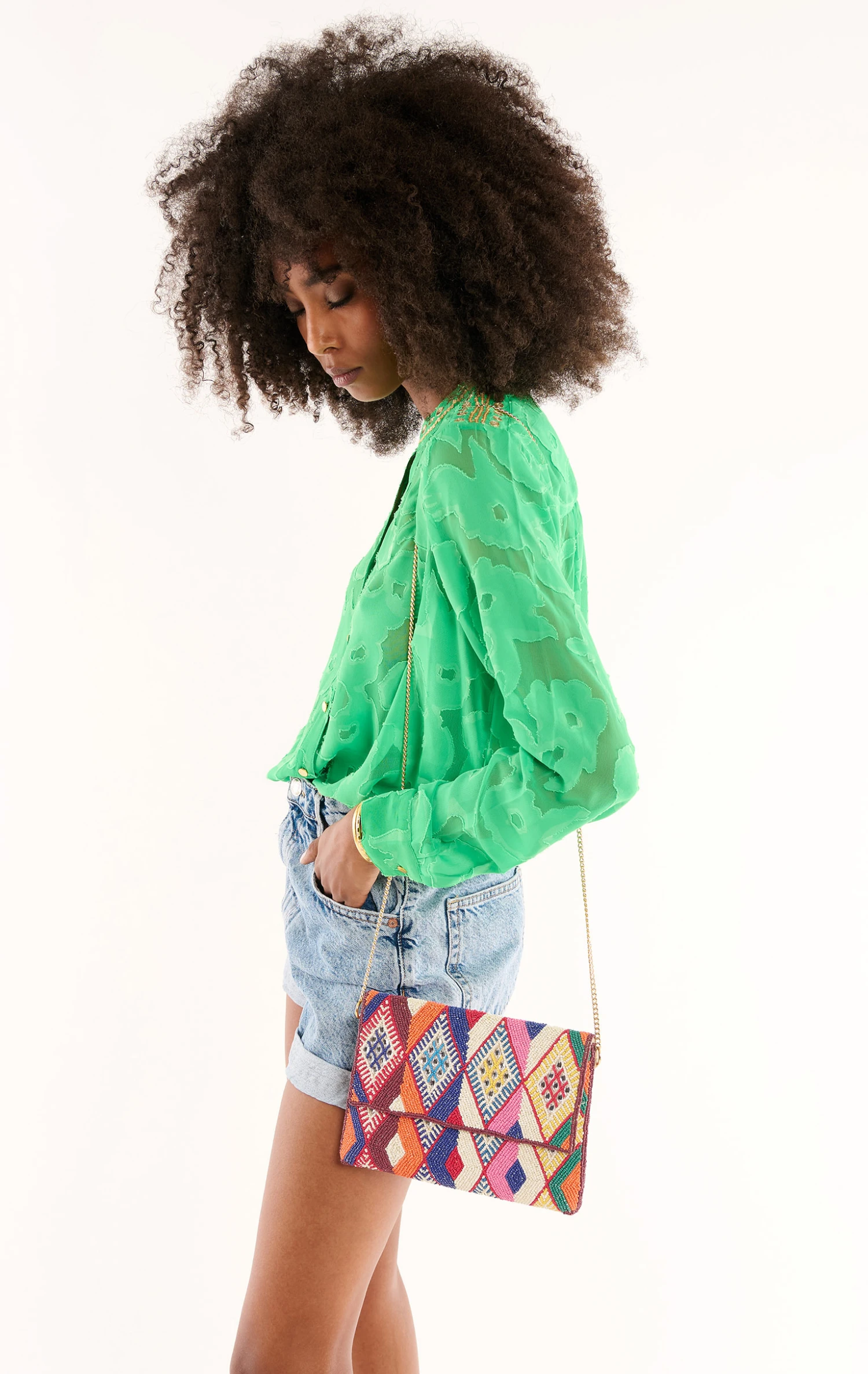 Sac PochetteTravis Multicolore 3 Sac PochetteTravis Multicolore - Image 3