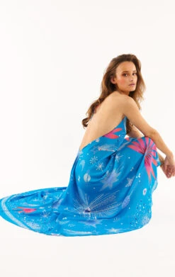 RobeVoila Comete Bleu 7 RobeVoila Comete Bleu -WeirdFish Clothing Shop voila comete bleu 3