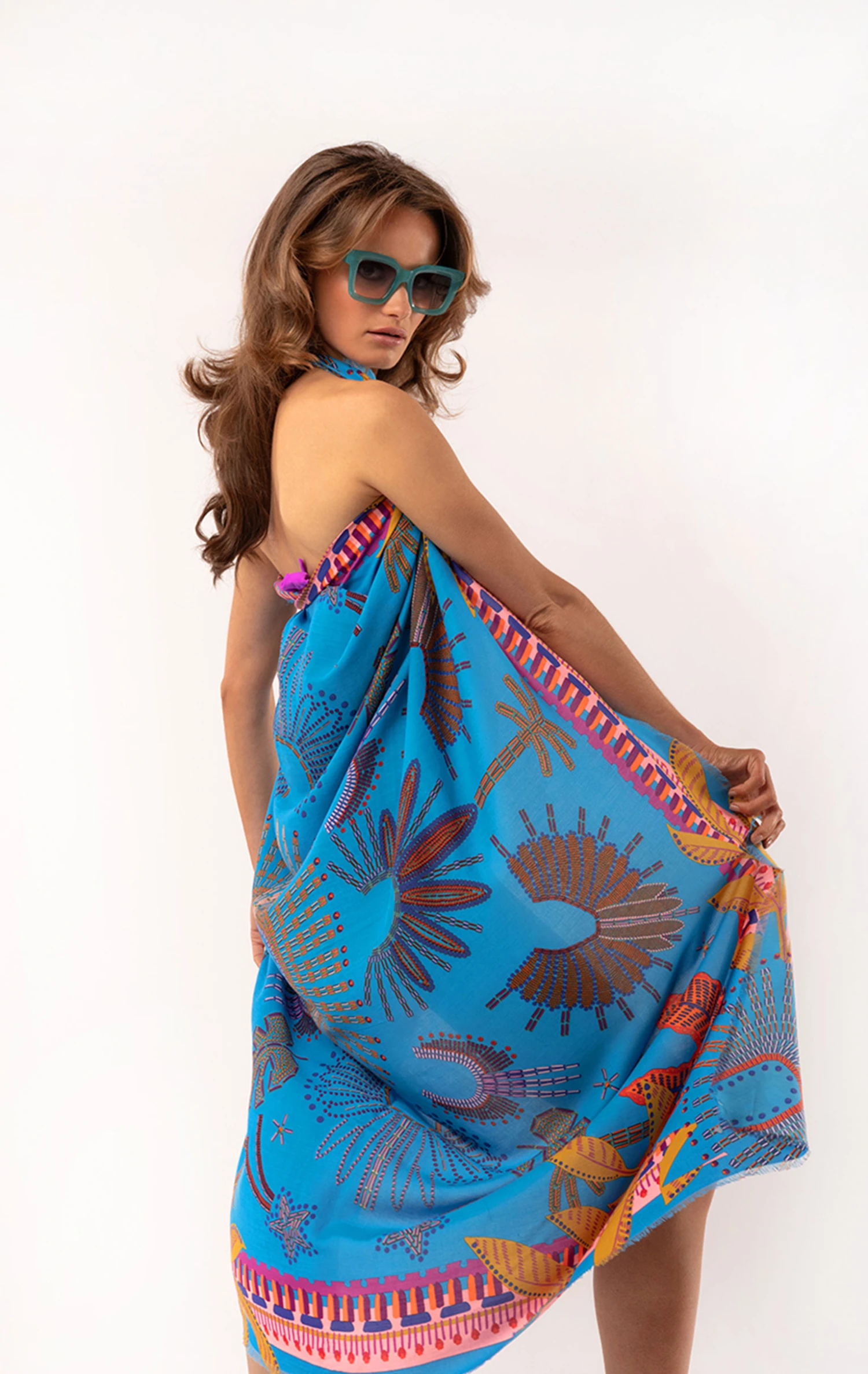 FoulardWakiza Bleu 2 FoulardWakiza Bleu - Image 2